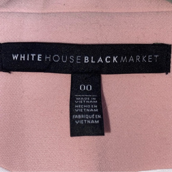 WHBM Light Pink Double Breasted Blazer - Picture 4 of 12